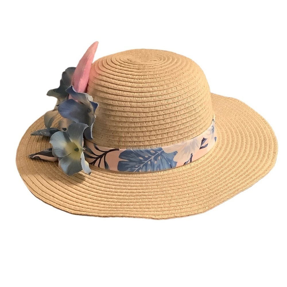 Children’s Easter Straw Sun Hat - Picture 3 of 7